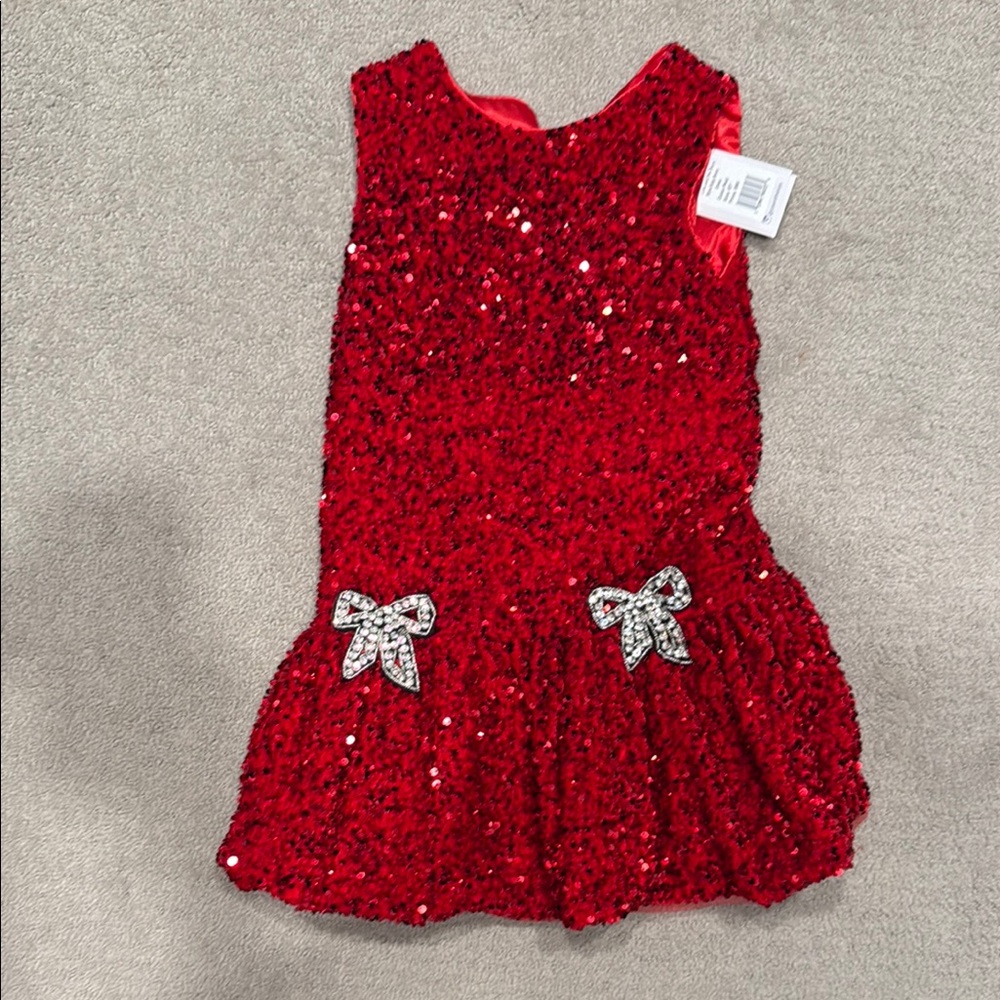 NWT Lola + The Boys Red Sequin Dress